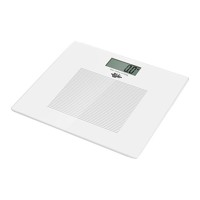 Digitálna osobná sklenená váha bielá BISK